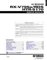 Yamaha HTR-5170 - Service Manual 